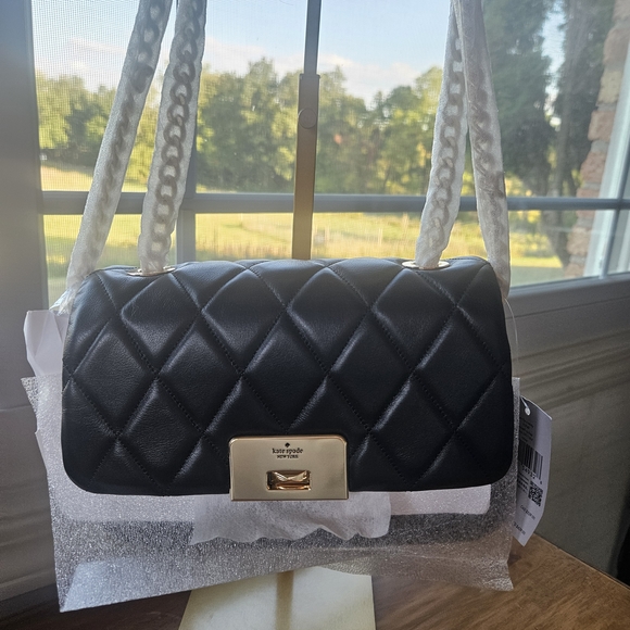 kate spade Handbags - Kate Spade Carey Quilted Small Black Shoulder Bag NWT